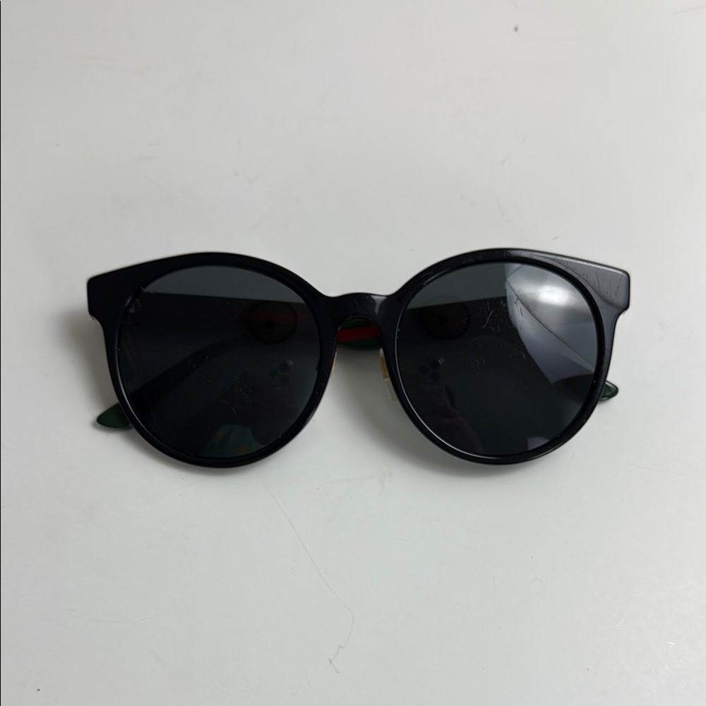Gucci Stylish Black Round Sunglasses GG0416Sk